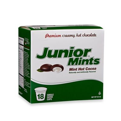 18-Count Junior Mints Mint Hot Cocoa for Single Serve Coffee Makers