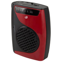 AM/FM Cassette Player/Recorder, Red/Black