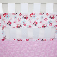 Disney Minnie's Garden Secure-Me Mesh Crib Liner