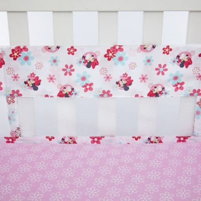 Disney Minnie's Garden Secure-Me Mesh Crib Liner