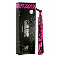 Jose Eber 1 Inch Hot Pink Zebra Print Flat Iron Hair Straightener Dual Voltage