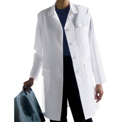 Medline Ladies Classic Staff Length Lab Coat Size 4