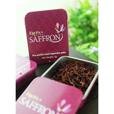 The World Most Expensive Spices, 100% Pure Khasmir Saffron (1g)