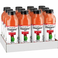 Honest Tea, Organic Raspberry Tea, 16.9 fl oz, 12 Pack