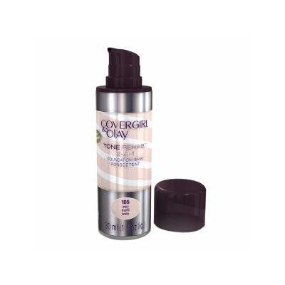 CoverGirl & Olay Tone Rehab 2-in-1 Foundation, Ivory 1 fl oz
