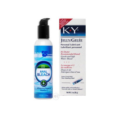 Bundle Package Of Clean Stream Anal Bleach 6oz And a K-Y Jelly 2oz. Tube