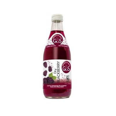 GUS Soda Dry Blackberry 12 Oz(24 Pack)