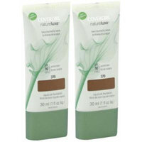 CG COVERGIRL Natureluxe Silk Foundation BRAZILNUT #370 (PACK OF 2)