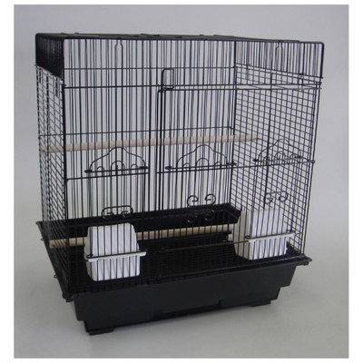 Yml Group YML Flat-Top Bird Cage with Optional Stand Black