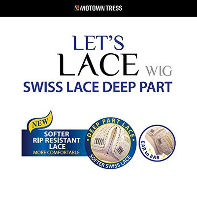 Motown Tress Deep Part Swiss Lace Front Wig – LSDP-Fara - F1B/30