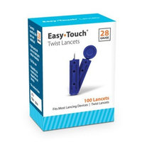 EASY TOUCH TWIST LANCETS 28G 100
