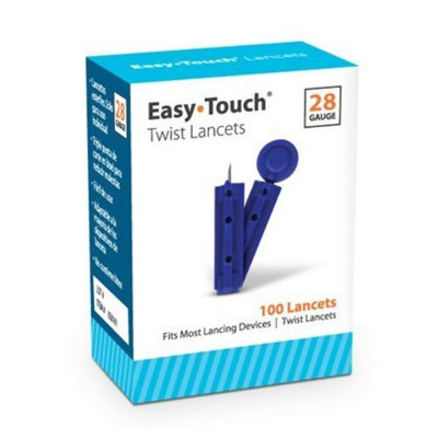 EASY TOUCH TWIST LANCETS 28G 100