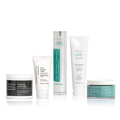 Urban Skin Rx Flawless Complexion Dark Spot and Breakout Control Package Fighting Blemishes and Fading the Appearance of Dark Marks
