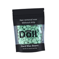 Baoblaze Hard Wax Beans Hair Removal Bikini Solid Waxing Beads Bikini Arms Legs Armpit Depilatory for Women Men - Tea Tree