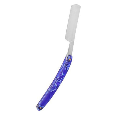Dovewill Safety Salon Barber Men's Carbon Steel Folding Straight Razor Shaver Tool - 3