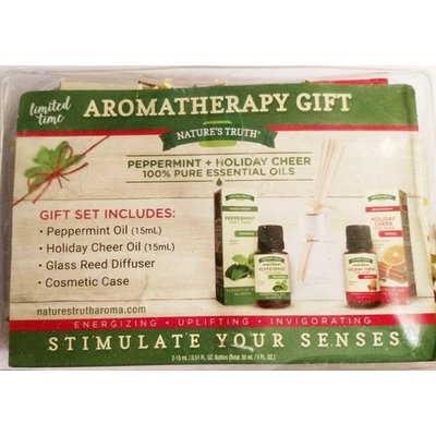 Nature's Truth Essential Oils Diffuser Peppermint and Holiday Cheer