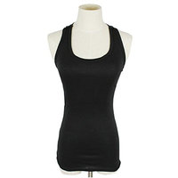 Sexy Lace Hollowed-out Flower Tank Top Sleeveless Women Casual T-shirt Vest (Yellow)