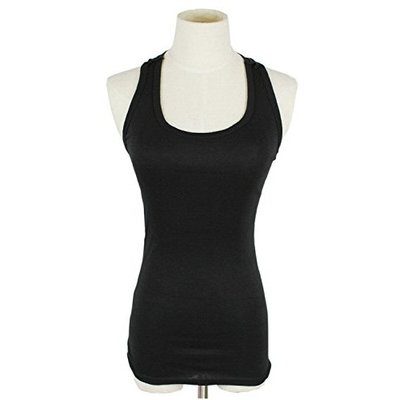 Sexy Lace Hollowed-out Flower Tank Top Sleeveless Women Casual T-shirt Vest (Yellow)