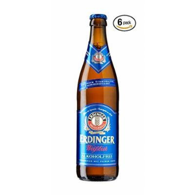 Erdinger Weissbier German Wheatbeer Non-alcoholic Beer 330ml (.33l) 6 Pack