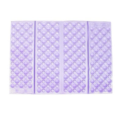 36cm x 26cm Honeycomb Foldable Foam Cushion Seat Pad Purple for Chair