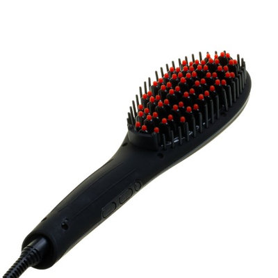 Yphone Beauty Turbo Ion Hair Straightener Brush - Black