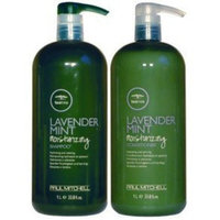 Paul Mitchell Tea Tree Lavender Mint Moisturizing Shampoo 1 Liter/33.8oz and Conditioner 1 Liter/33.8oz