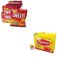 KITKEB12233LIP291 - Value Kit - Kellogg's Cheez-It Crackers (KEB12233) and Lipton Tea Bags (LIP291)