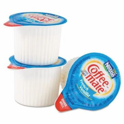NES35170 - Liquid Coffee Creamer, French Vanilla Flavor .375 Oz. Individual Mini Cups Packed In Serving Pack