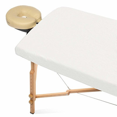 Saloniture 10 Disposable Fitted Massage Table Covers - Single Use Facial Bed Salon Spa Sheets