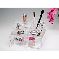 Beauty Acrylic Makeup Organizer Luxury Cosmetics Acrylic Clear Case Storage Insert Holder Box (2166)