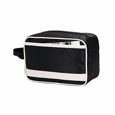 Retro Cosmetics Grooming Hanging Toiletry Organizer Case Bag Black P4621