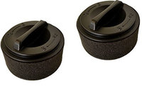 HQRP H12 Circular Filter Set for Bissell PowerForce Compact 23T7V; 23T75, 23T76, 23T78 Vacuum Cleaner plus HQRP Coaster (Pack of 2)
