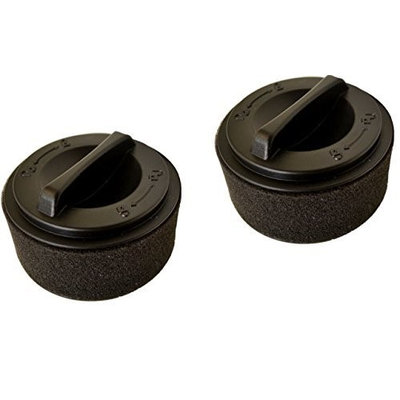 HQRP H12 Circular Filter Set for Bissell PowerForce Compact 23T7V; 23T75, 23T76, 23T78 Vacuum Cleaner plus HQRP Coaster (Pack of 2)