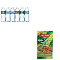 KITDFD34325NLE101243 - Value Kit - Emerald 100 Calorie Pack All Natural Almonds (DFD34325) and Nestle Bottled Spring Water (NLE101243)