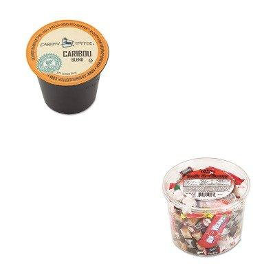 KITGMT6992OFX00013 - Value Kit - Green Mountain Coffee Roasters Caribou Blend Coffee K-Cups (GMT6992) and Office Snax Soft amp;amp; Chewy Mix (OFX00013)