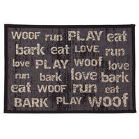 Petrageous Vintage Polycotton Tapestry Placemat in Dark Grey