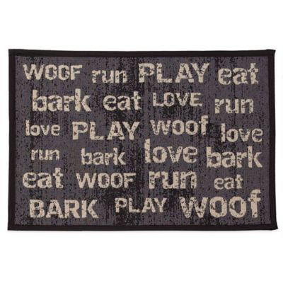 Petrageous Vintage Polycotton Tapestry Placemat in Dark Grey