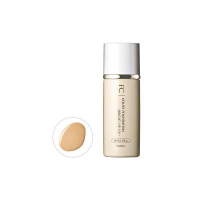 Fancl Liquid Foundation Bright Up UV SPF25EPA++27ml - Yellow Beige Light (Green Tea Set)