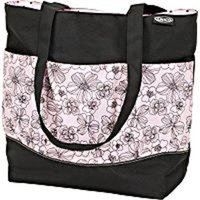 Modern Diaper Bag Black/pink