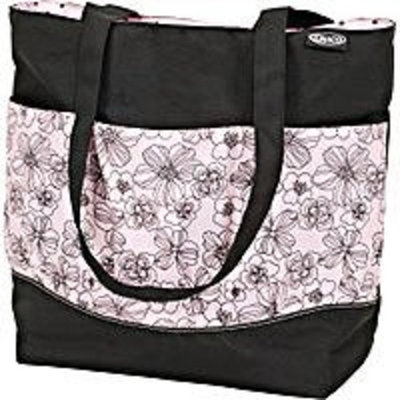 Modern Diaper Bag Black/pink