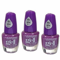 L.A. Colors Extreme Shine Gel Nail Polish CNP715 Risque 3 pcs