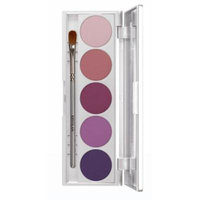 Kryolan 9335 SHADES 5 Color Eye Shadow Makeup Palette, 19 color options available (Paris)