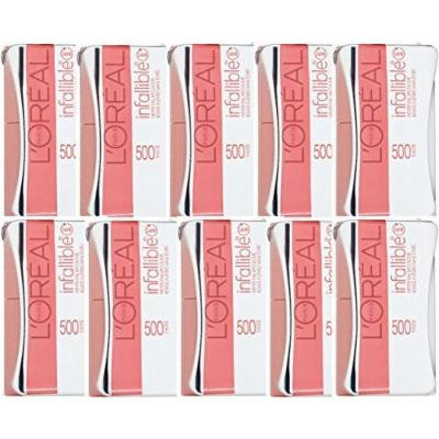 Lot of 10 L'oreal Infallible Never Fail Lipcolour, 500 Thistle by L'oreal