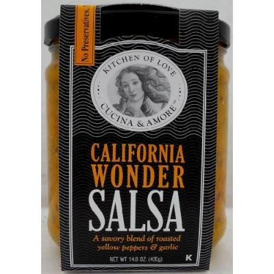 Cucina & Amore Salsa California Wonder, 14.5 Oz. Case Of 6