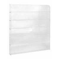 TMS® Large Acrylic Clear Nail Polish Organizer Display Wall Rack Fit 90 to 120 Bottles