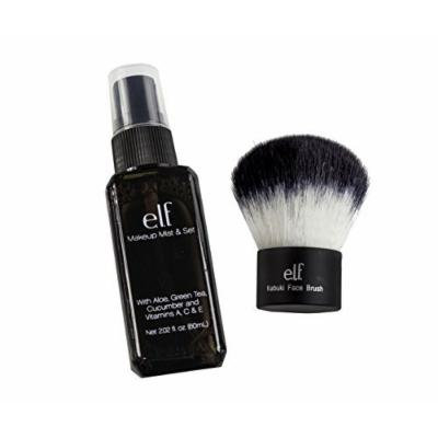 Maven Gifts: e.l.f. Studio Kabuki Face Brush with Makeup Mist and Set, Clear, 2.02 Ounce