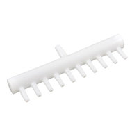 Fish Tank Aquarium 10 Distributors Air Flow Control White Plastic Lever Valve