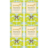 (4 PACK) - Pukka Herbs - Three Fennel Tea | 20 sachet | 4 PACK BUNDLE