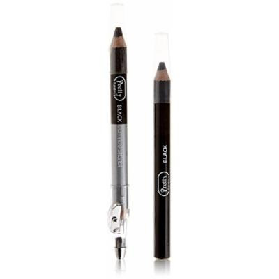 Pretty Flawless 3 in 1 Eyeshadow Pencils Black Glitter, Silver & Black