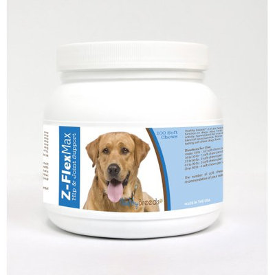 Healthy Breeds 840235109778 Labrador Retriever Z-Flex Max Hip & Joint Soft Chews - 100 Count